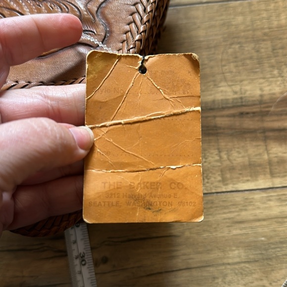 Thunderbird VINTAGE Hand Tooled Western Bag NWT - Picture 15 of 15